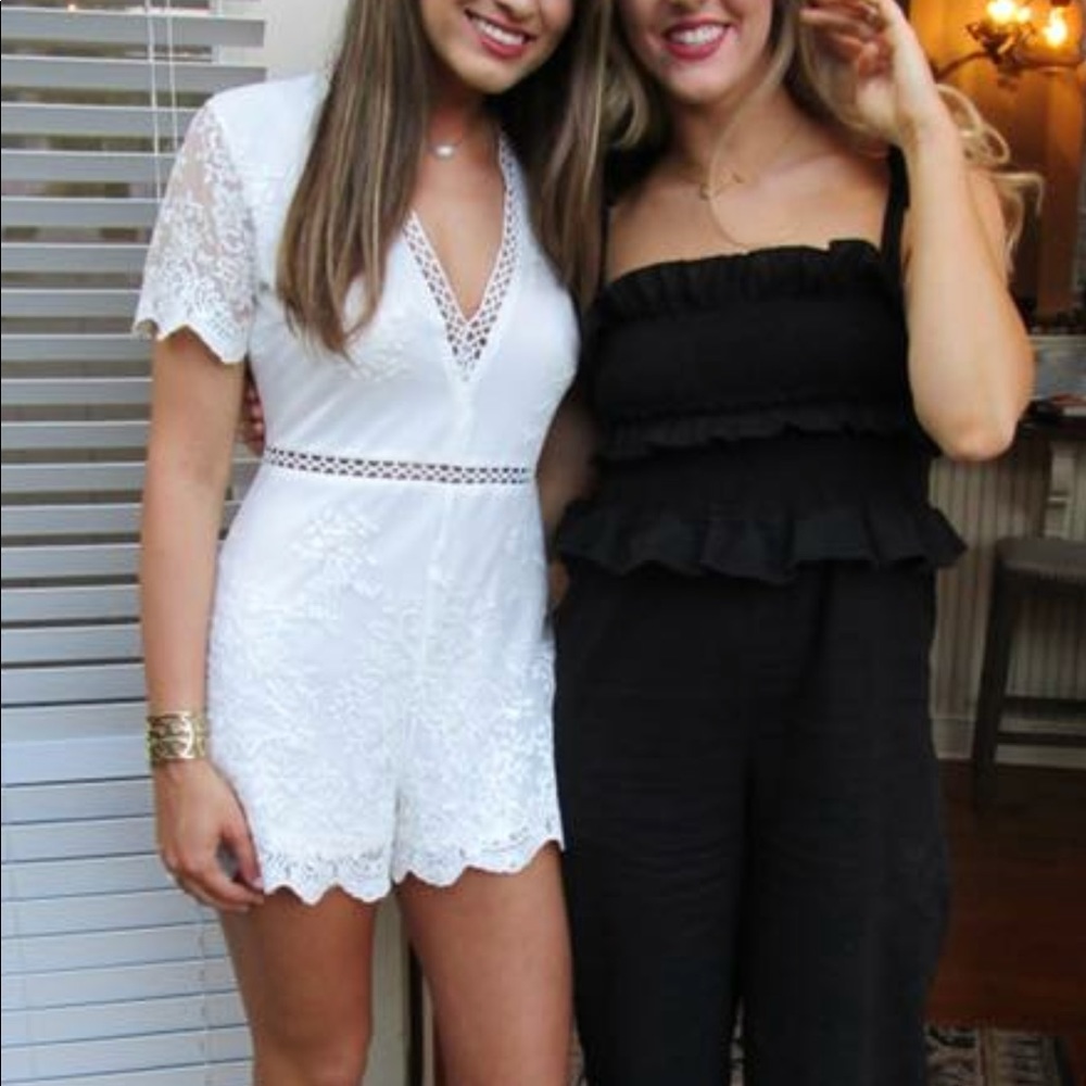 White lush Romper